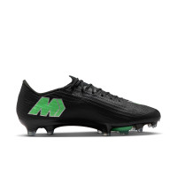 Nike Zoom Mercurial Superfly 11 Elite (FG) Gras Voetbalschoenen Zwart Felgroen Zilvergrijs