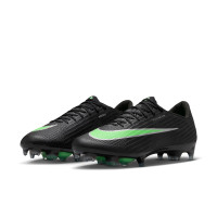 Nike Zoom Mercurial Superfly 11 Elite (FG) Gras Voetbalschoenen Zwart Felgroen Zilvergrijs