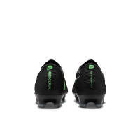 Nike Zoom Mercurial Superfly 11 Elite (FG) Gras Voetbalschoenen Zwart Felgroen Zilvergrijs