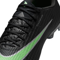 Nike Zoom Mercurial Superfly 11 Elite (FG) Gras Voetbalschoenen Zwart Felgroen Zilvergrijs