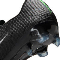 Nike Zoom Mercurial Superfly 11 Elite (FG) Gras Voetbalschoenen Zwart Felgroen Zilvergrijs