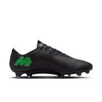 Nike Zoom Mercurial Superfly 11 Pro (FG) Gras Football Boots Black Bright Green Silver Grey