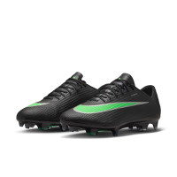 Nike Zoom Mercurial Superfly 11 Pro (FG) Gras Football Boots Black Bright Green Silver Grey