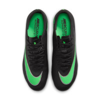 Nike Zoom Mercurial Superfly 11 Pro (FG) Gras Football Boots Black Bright Green Silver Grey