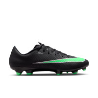 Nike Mercurial Vapor 17 Academy (MG) Gras / Kunstgras Voetbalschoenen Zwart Felgroen Zilvergrijs