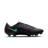 Nike Mercurial Vapor 17 Academy (MG) Gras / Kunstgras Voetbalschoenen Zwart Felgroen Zilvergrijs