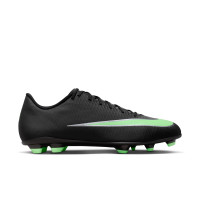 Nike Mercurial Vapor 17 Club (MG) Grass/Artificial Grass Football Boots Black Bright Green Silver Grey