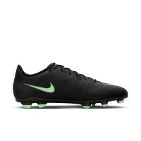 Nike Mercurial Vapor 17 Club (MG) Grass/Artificial Grass Football Boots Black Bright Green Silver Grey
