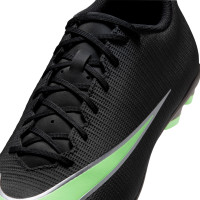 Nike Mercurial Vapor 17 Club (MG) Grass/Artificial Grass Football Boots Black Bright Green Silver Grey