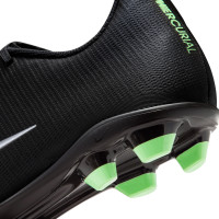 Nike Mercurial Vapor 17 Club (MG) Grass/Artificial Grass Football Boots Black Bright Green Silver Grey