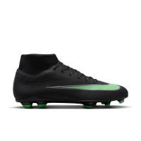 Nike Mercurial Superfly 11 Club (MG) Gras / Kunstgras Voetbalschoenen Zwart Felgroen Zilvergrijs