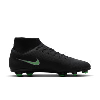 Nike Mercurial Superfly 11 Club (MG) Gras / Kunstgras Voetbalschoenen Zwart Felgroen Zilvergrijs