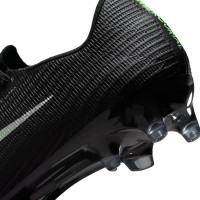 Nike Zoom Mercurial Superfly 11 Elite (AG) Kunstgras Voetbalschoenen Zwart Felgroen Zilvergrijs