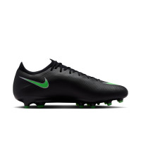 Nike Mercurial Vapor 17 Pro (AG) Artificial Grass Football Boots Black Bright Green Silver Grey