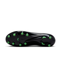 Nike Mercurial Vapor 17 Pro (AG) Artificial Grass Football Boots Black Bright Green Silver Grey