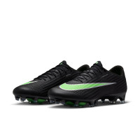 Nike Mercurial Vapor 17 Pro (AG) Artificial Grass Football Boots Black Bright Green Silver Grey