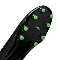 Nike Mercurial Vapor 17 Pro (AG) Artificial Grass Football Boots Black Bright Green Silver Grey