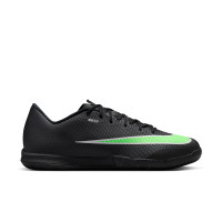 Nike Mercurial Vapor 17 Academy (IN) Indoor Football Boots Black Bright Green Silver Grey
