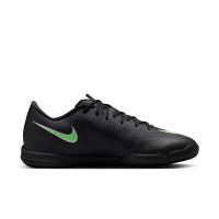 Nike Mercurial Vapor 17 Academy (IN) Indoor Football Boots Black Bright Green Silver Grey