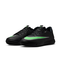 Nike Mercurial Vapor 17 Academy (IN) Indoor Football Boots Black Bright Green Silver Grey
