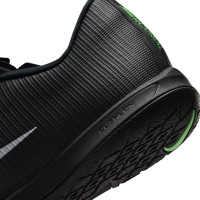 Nike Mercurial Vapor 17 Academy (IN) Indoor Football Boots Black Bright Green Silver Grey
