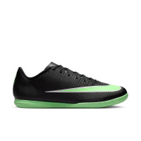 Nike Mercurial Vapor 17 Club (IN) Zaalvoetbalschoenen Zwart Felgroen Zilvergrijs