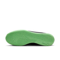 Nike Mercurial Vapor 17 Club (IN) Zaalvoetbalschoenen Zwart Felgroen Zilvergrijs