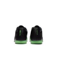Nike Mercurial Vapor 17 Club (IN) Zaalvoetbalschoenen Zwart Felgroen Zilvergrijs