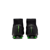 Nike Mercurial Superfly 11 Academy (MG) Gras / Kunstgras Voetbalschoenen Zwart Felgroen Zilvergrijs