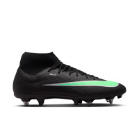 Nike Mercurial Superfly 11 Academy (SG) Iron Stud Anti-Clog Football Boots Black Bright Green Silver Grey