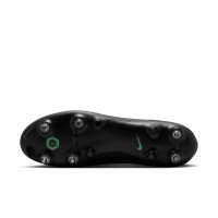 Nike Mercurial Superfly 11 Academy (SG) Iron Stud Anti-Clog Football Boots Black Bright Green Silver Grey