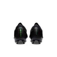 Nike Mercurial Vapor 17 Elite Voetbalschoenen IJzeren-Nop (SG) Zwart Felgroen Zilvergrijs