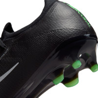 Nike Mercurial Vapor 17 Elite Kunstgras Voetbalschoenen (AG) Zwart Felgroen Zilvergrijs