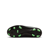 Nike Phantom 6 Low Club (MG) Grass/Artificial Grass Football Boots Kids Black Bright Green
