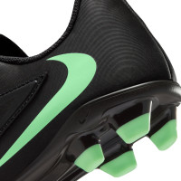 Nike Phantom 6 Low Club (MG) Grass/Artificial Grass Football Boots Kids Black Bright Green
