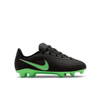 Nike Tiempo Maestro Club (MG) Gras / Kunstgras Voetbalschoenen Kids Zwart Felgroen Zilvergrijs