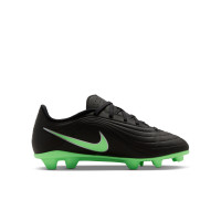 Nike Tiempo Maestro Club (MG) Gras / Kunstgras Voetbalschoenen Kids Zwart Felgroen Zilvergrijs