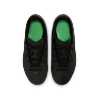 Nike Tiempo Maestro Club (MG) Gras / Kunstgras Voetbalschoenen Kids Zwart Felgroen Zilvergrijs