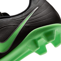 Nike Tiempo Maestro Club (MG) Gras / Kunstgras Voetbalschoenen Kids Zwart Felgroen Zilvergrijs