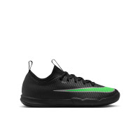 Nike Mercurial Vapor 17 Academy (IN) Kids Indoor Football Boots Black Bright Green Silver Grey