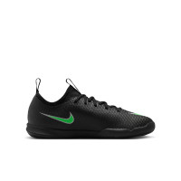 Nike Mercurial Vapor 17 Academy (IN) Kids Indoor Football Boots Black Bright Green Silver Grey