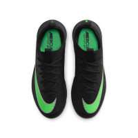 Nike Mercurial Vapor 17 Academy (IN) Kids Indoor Football Boots Black Bright Green Silver Grey