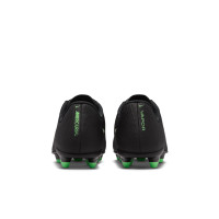 Nike Mercurial Vapor 17 Club (MG) Gras / Kunstgras Voetbalschoenen Kids Zwart Felgroen Zilvergrijs
