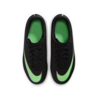 Nike Mercurial Vapor 17 Club (MG) Gras / Kunstgras Voetbalschoenen Kids Zwart Felgroen Zilvergrijs