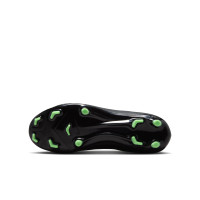 Nike Mercurial Superfly 11 Academy (MG) Gras / Kunstgras Voetbalschoenen Kids Zwart Felgroen Zilvergrijs