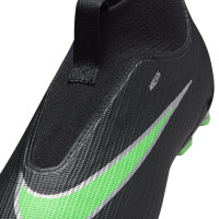 Nike Mercurial Superfly 11 Academy (MG) Gras / Kunstgras Voetbalschoenen Kids Zwart Felgroen Zilvergrijs