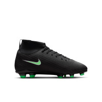 Nike Mercurial Superfly 11 Club (MG) Grass/Artificial Grass Football Boots Kids Black Bright Green Silver Grey