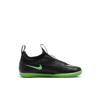 Nike Mercurial Vapor 17 Club (IN) Flex Indoor Football Boots Kids Black Bright Green Silver Grey