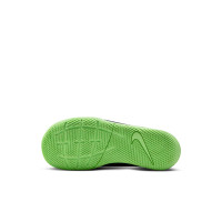 Nike Mercurial Vapor 17 Club (IN) Flex Indoor Football Boots Kids Black Bright Green Silver Grey