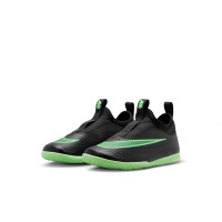 Nike Mercurial Vapor 17 Club (IN) Flex Indoor Football Boots Kids Black Bright Green Silver Grey